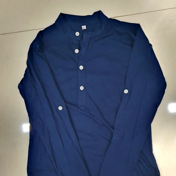 Blue Long Sleeve Tees FLAT RATE 500 - Picture 4 of 5